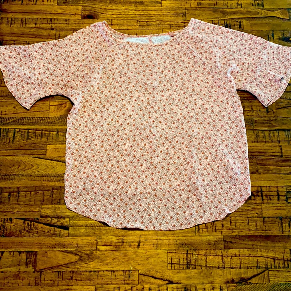 LOFT OUTLET petite M red blouse